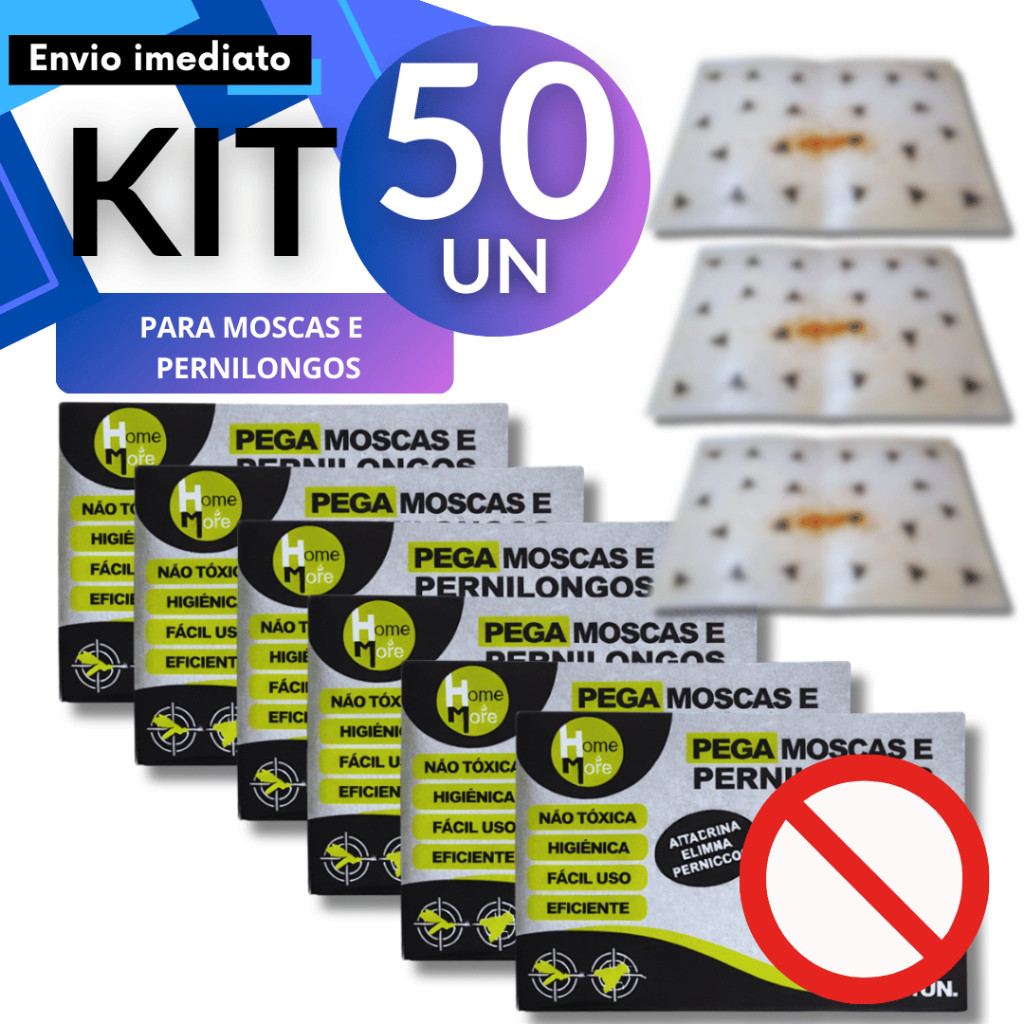 Kit 50 Cola Pega Mosca e Pernilongo Atacado Alto Giro Armadilha Adesiva Insetos Voadores em Oferta na Shopee