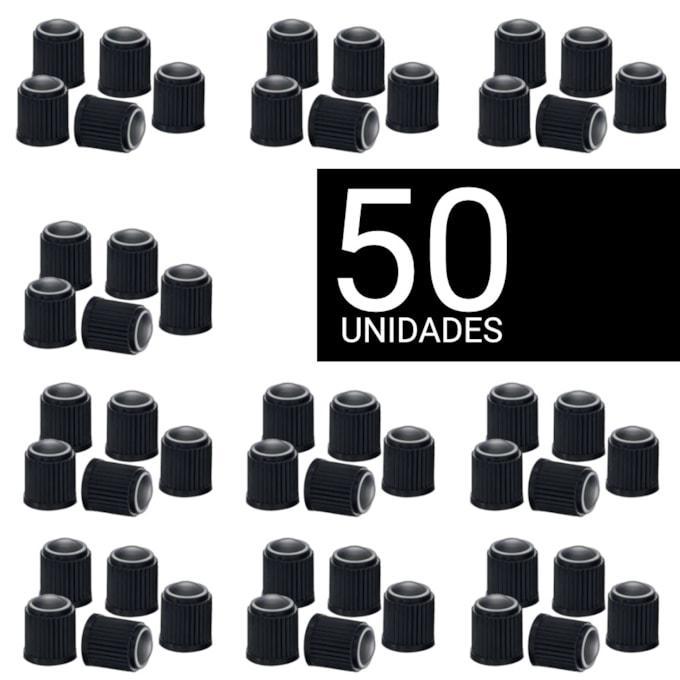 TAMPA VÁLVULA VENTIL BICO PNEU CARRO MOTO PLÁSTICO 50 UN em Oferta na Shopee