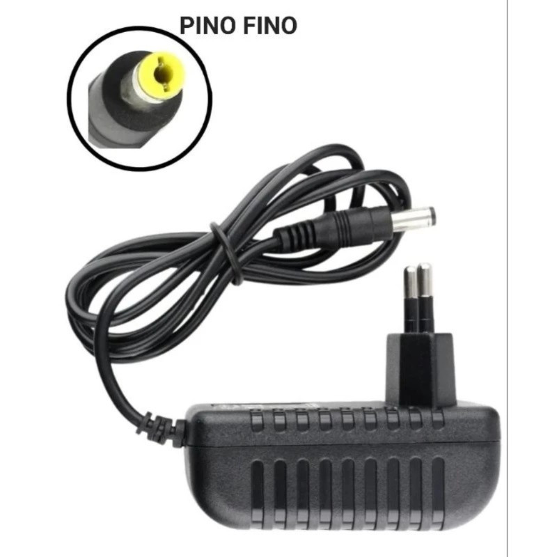 Fonte Carregador Caixa Som 9v 2a Plug Fino Amarelo Maxxi Sound Lenoxx