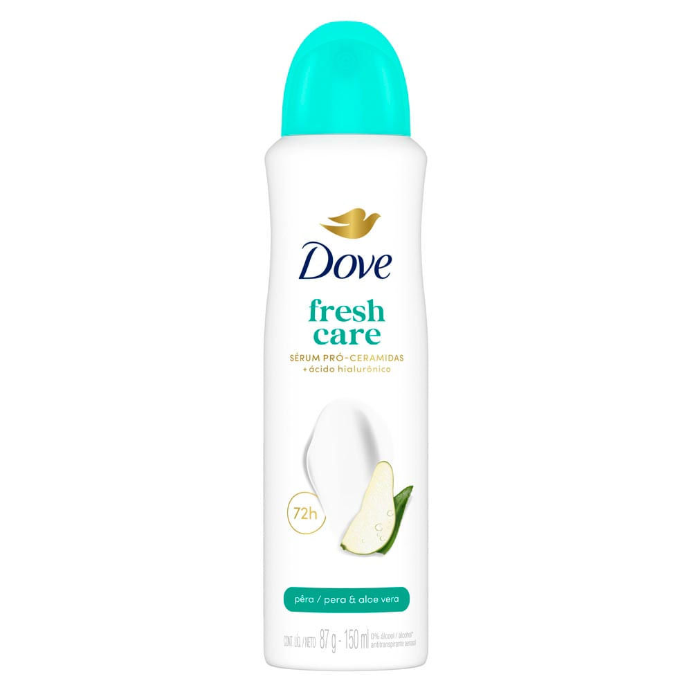 Desodorante Antitranspirante Aerosol Dove Go Fresh Pera e Aloe Vera 150ml em Oferta na Shopee