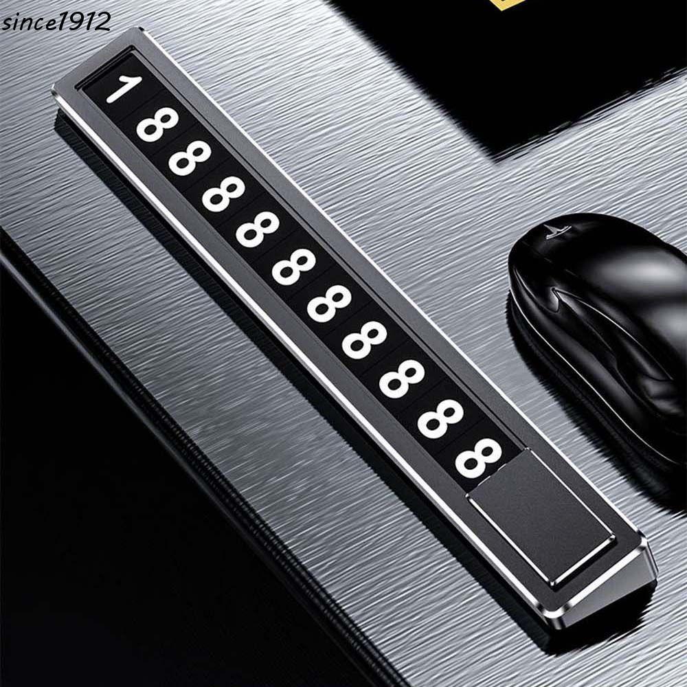 SINCE Cartão De Estacionamento Temporário , Sinal De Parada , Acessórios De Estilo De Carro , Textura , Suprimentos Para