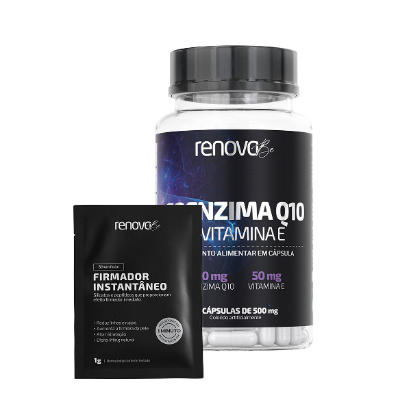 Kit 1 Coenzima Q10 + 1 Sachê Sérum Firmador Efeito Lifting