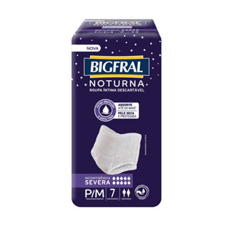 Roupa Intima Descartável Bigfral Noturna P/M 7 Unidades em Oferta na Shopee