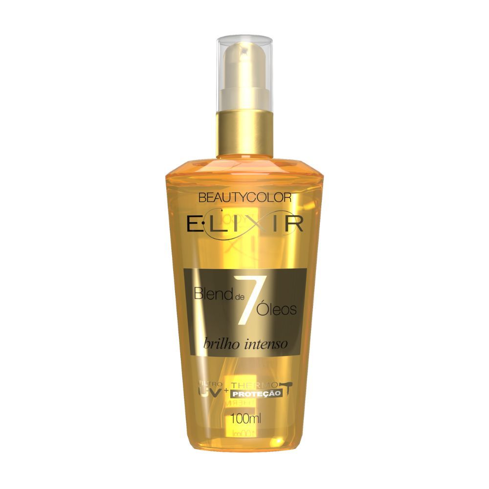 Elixir Beautycolor Blend de 7 Óleos Brilho Intenso 100ml em Oferta na Shopee
