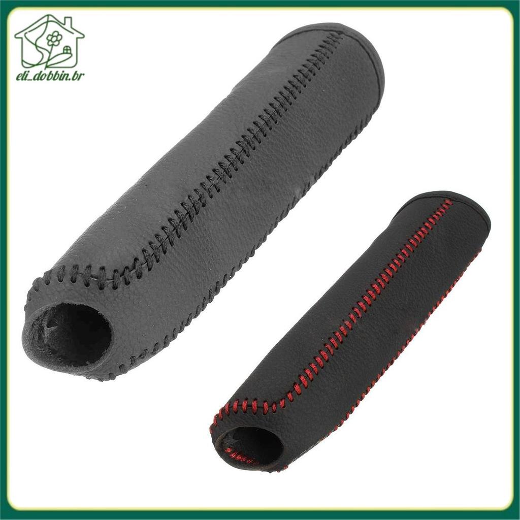 [eli_dobbin.br] Capa Protetora De Couro Para Freio De Mão Honda/Accord/Civic 8