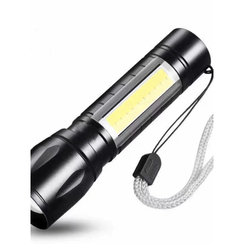 Mini Lanterna Led Tática 3 Modos Recarregável Camping Lampião