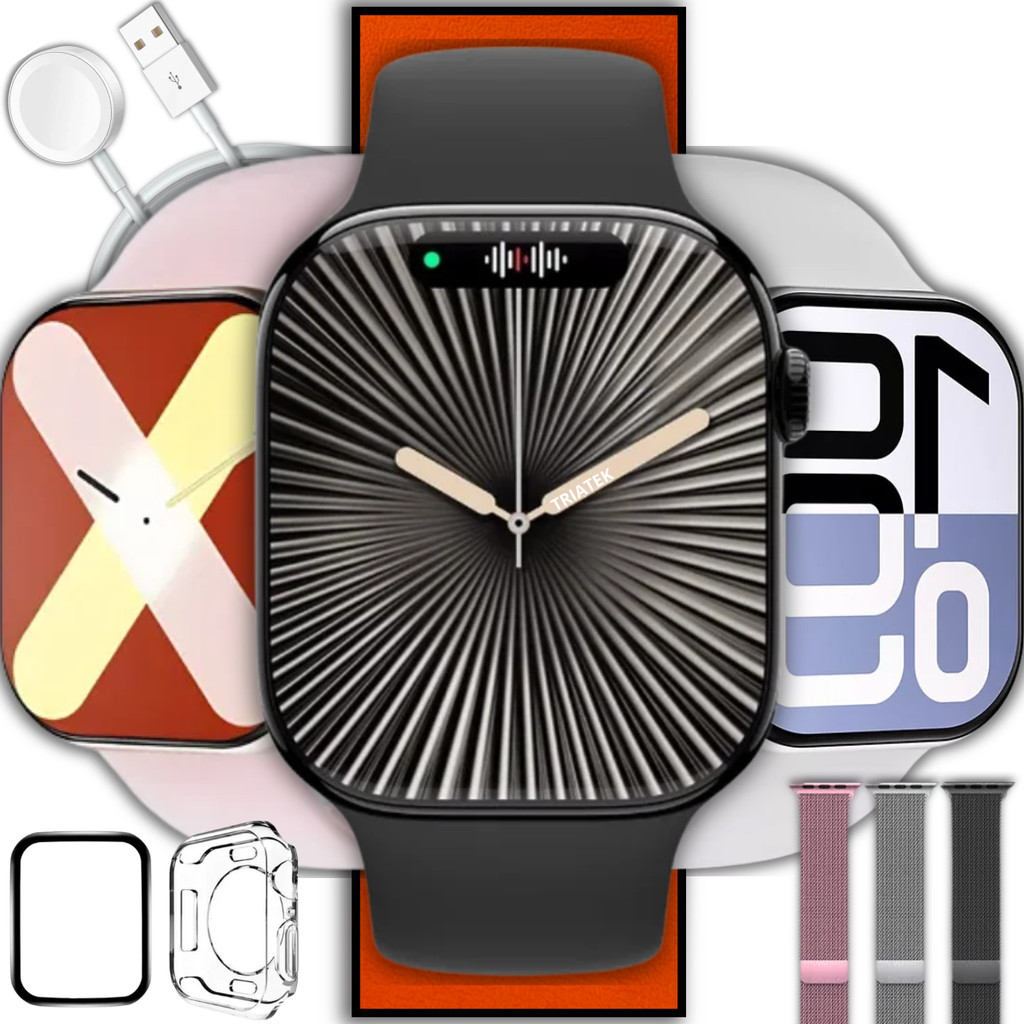 Smartwatch W10 Mini Watch 10 Tela Super AMOLED Microwear 41mm CHAT GPT Série 10 Lançamento 2025 em Oferta na Shopee