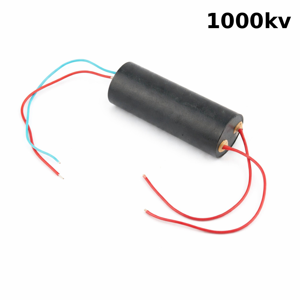 Gerador Alta Tensão 1000kV DC 3V-6V Módulo Boost Inversor Transformador Pulso Arco Elétrico Potente