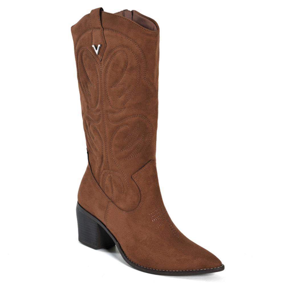 Bota Texana Feminina Via Marte em Oferta na Shopee