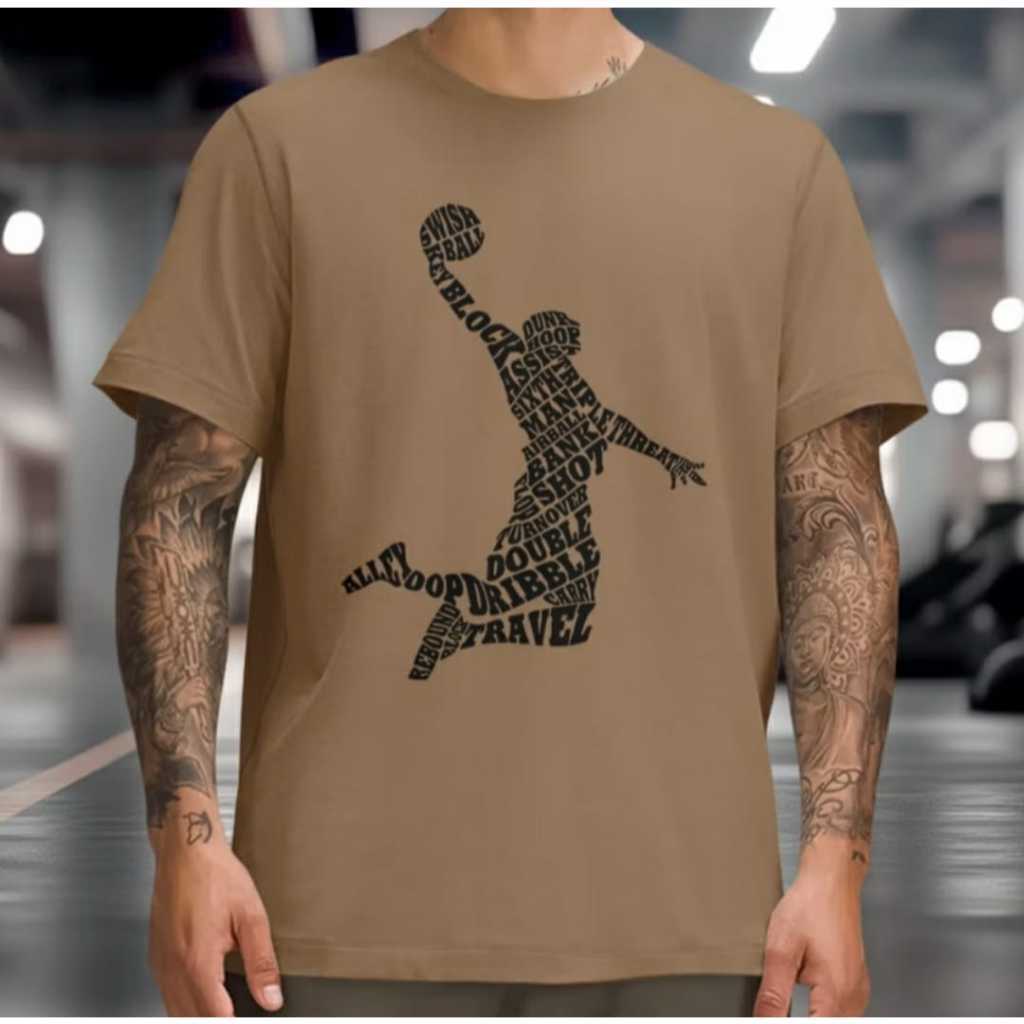 CAMISETA  BASQUETE  MASCULINA  OVERSIZED ESTILO STREETWEAR ALGODÃO  CONFORTÁVEL