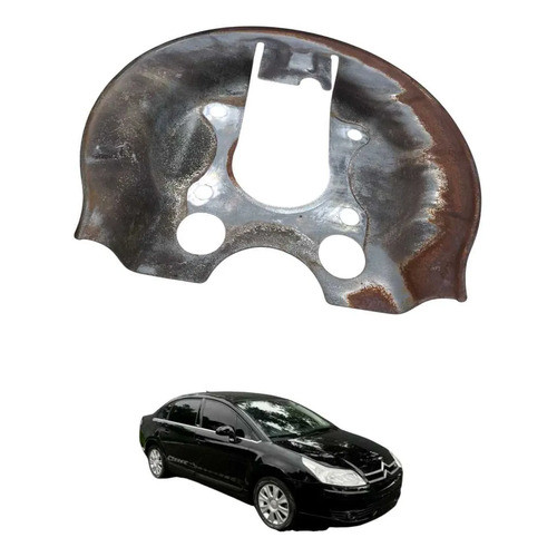 Prato Defletor Disco Freio Citroen C4 Pallas 2.0 2009 Aut Preto