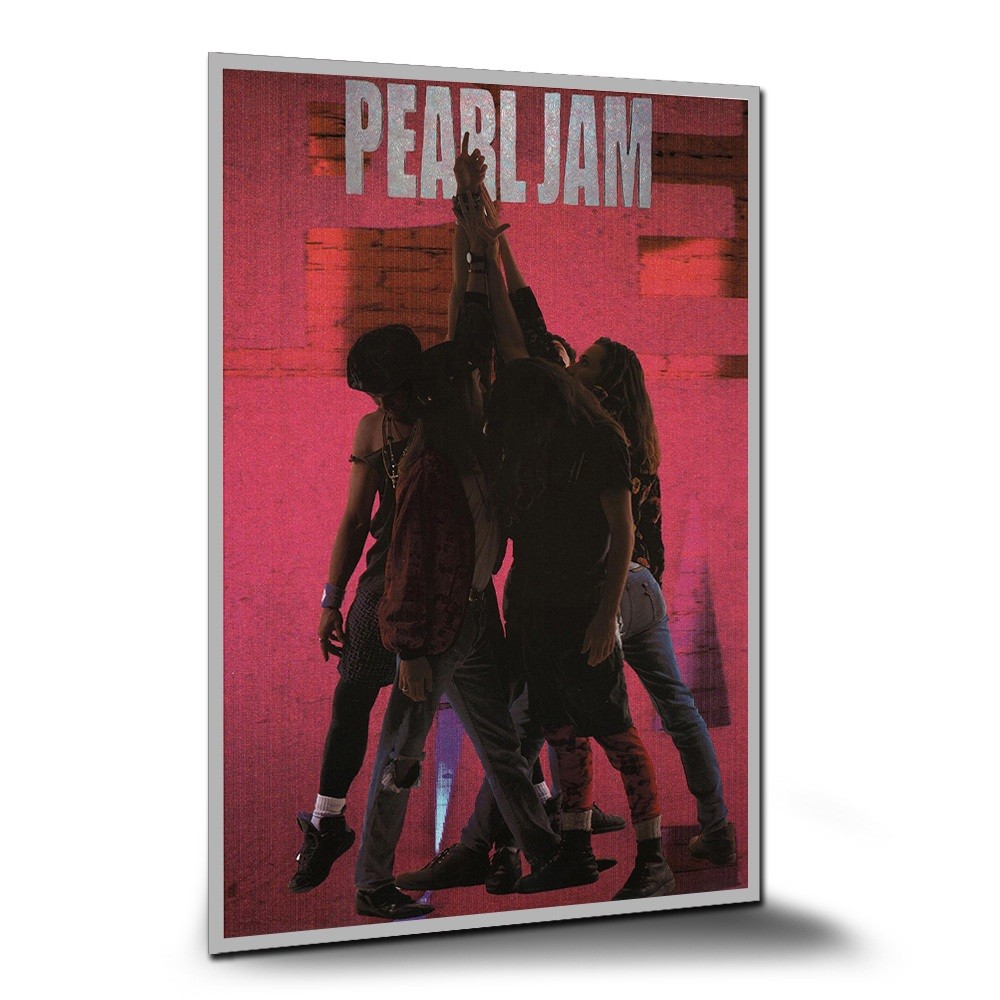 Placa Decorativa Pôster Pearl Jam Eddie Vedder Alive Jeremy Colorido Premium Vários Tamanhos