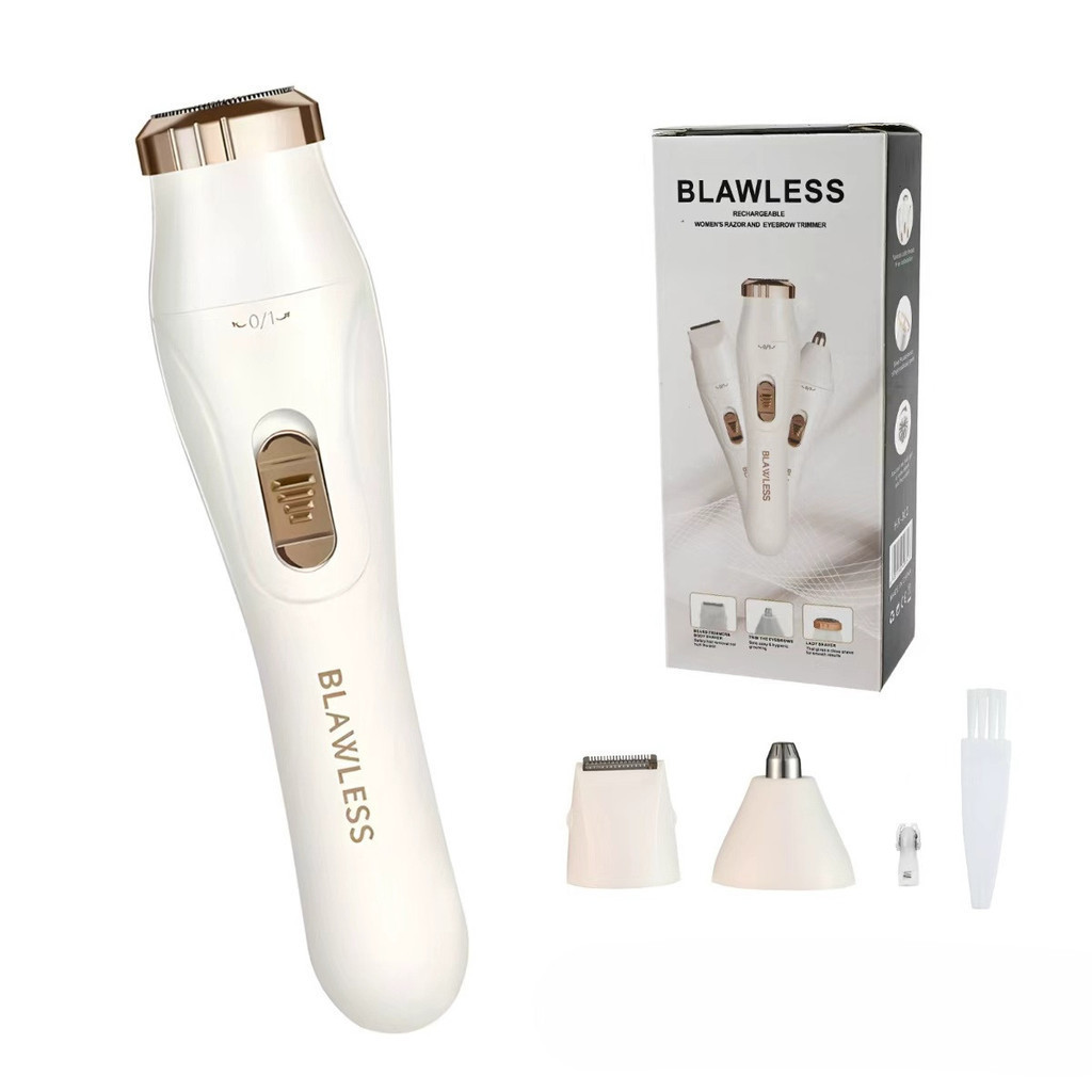 Depilador Elétrico Recarregável Multifuncional 3 em 1 para Rosto, Sobrancelha e Corpo  marisa em Oferta na Shopee
