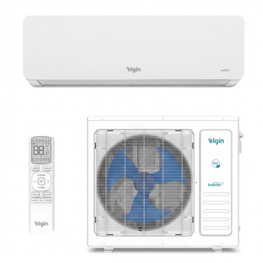 Ar-Condicionado Split Inverter II 12000 Btus Elgin Eco Dream com Wi-Fi Integrado High Wall Frio - 220v