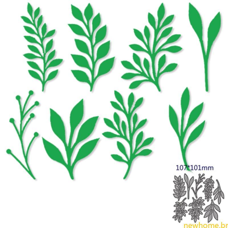 Nova Folha Árvore Corte Metal Estêncil Scrapbooking Álbum Modelo Cartão em Oferta na Shopee