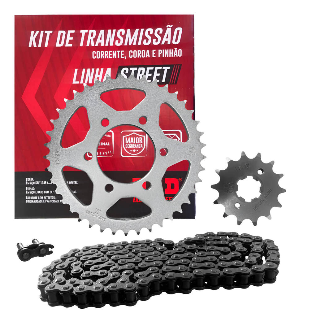 Kit Tração Transmissão Relação Xtz 150 Crosser Did Original