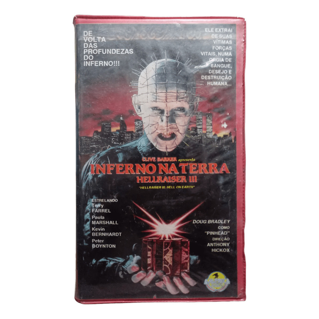 Vhs Hellraiser 3 Inferno Na Terra - Doug Bradley