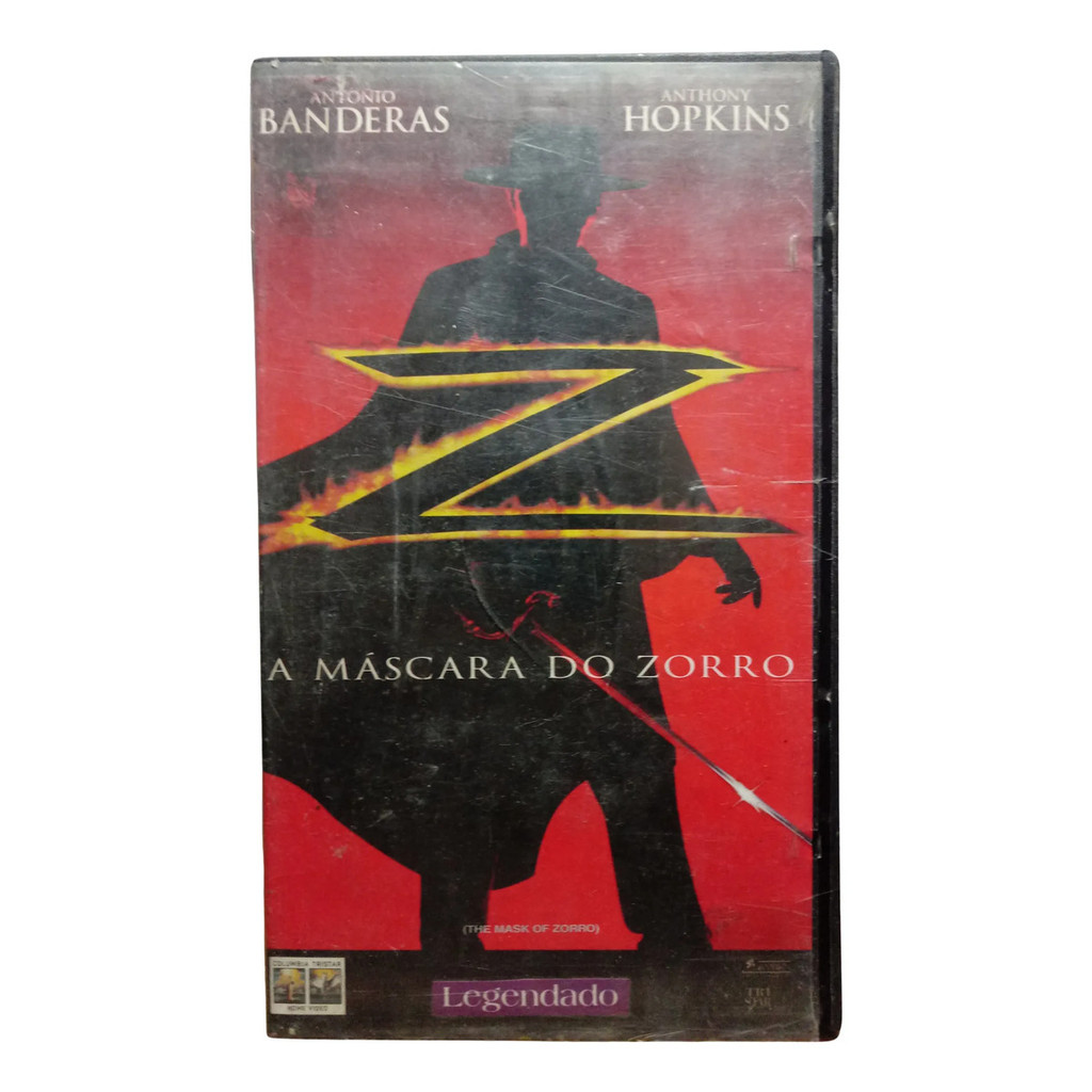 Vhs A Máscara Do Zorro - Antônio Banderas