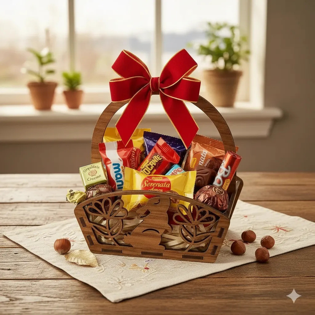 Cesta De Chocolate Garoto Premium Presente Aniversario Pascoa Natal Todas as Ocasiões em Oferta na Shopee