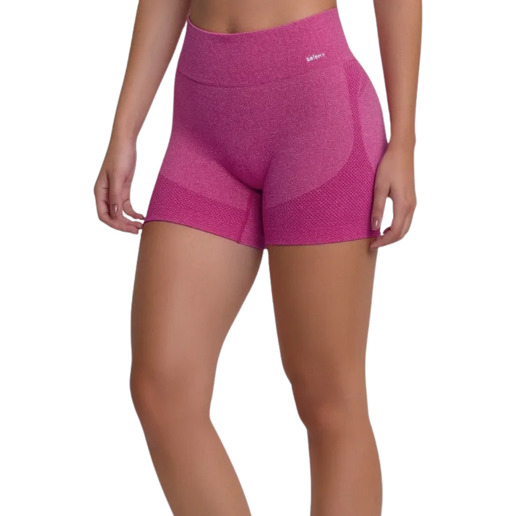 Short Selene Zero Transparência Levanta Bumbum Sem Costura Original em Oferta na Shopee