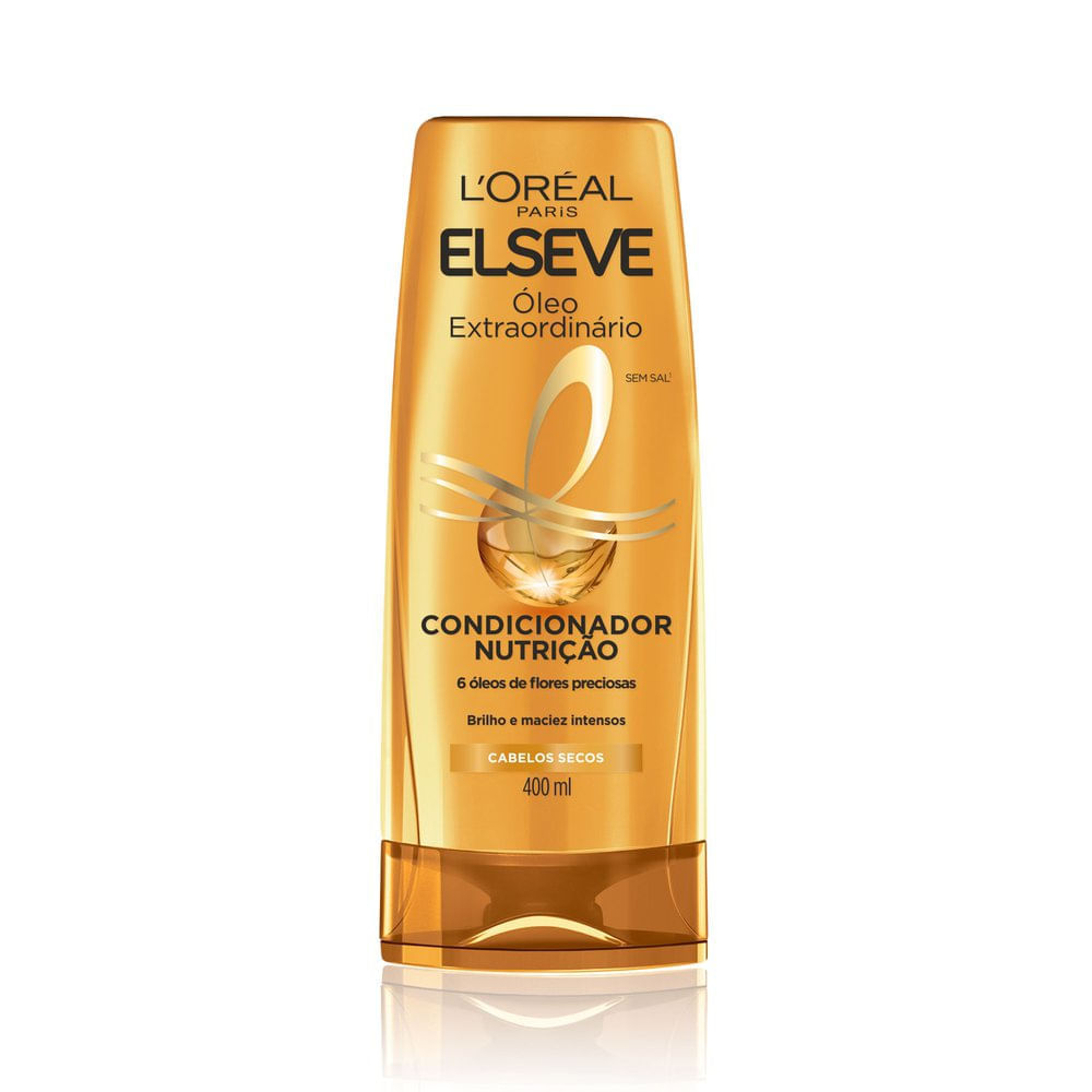 Condicionador Elseve Óleo Extraordinário Nutrição com 400ml