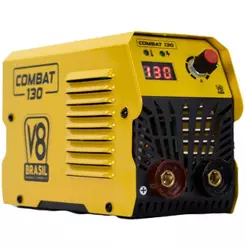 Máquina Solda Inversora MMA Combat 130A 220V Mono V8 BRASIL
