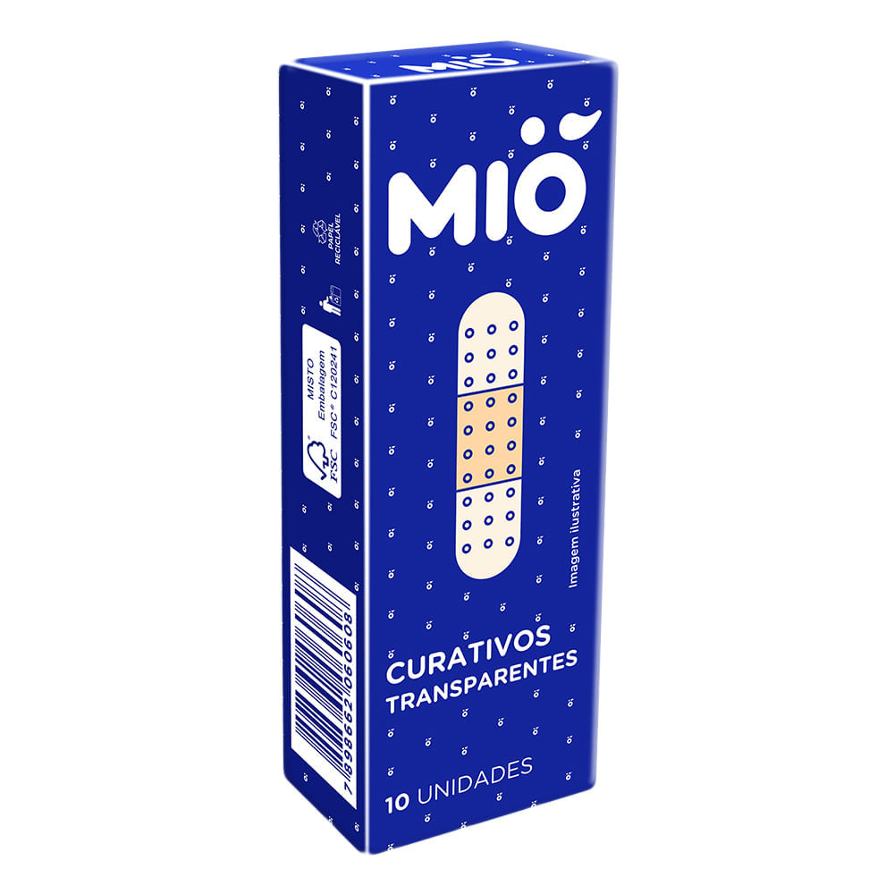 Curativo Mió Transparente 10 Unidades em Oferta na Shopee