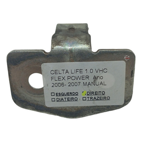 Batente Porta Dian. Direita Chevrolet Celta Life 1.0 2006