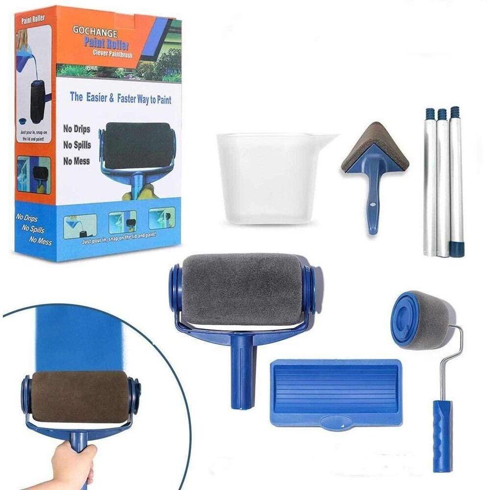 KIT ROLO DE PINTAR 8 PEÇAS MAGICO PINTURA FACIL SEM RESPINGO E SUJEIRA CASA PAREDE em Oferta na Shopee