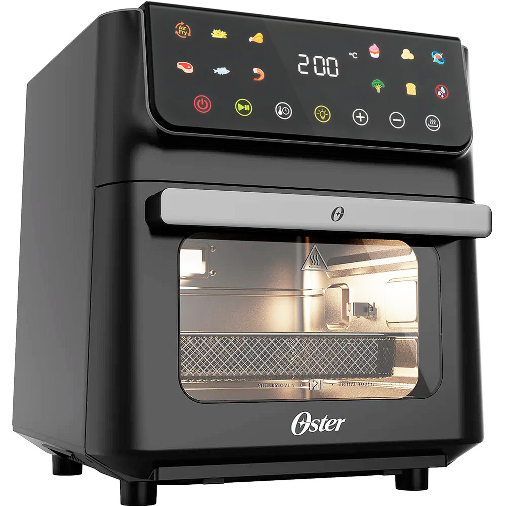 Fritadeira Oven Fryer 12 Litros Multi Touch 3 Em 1 OFRT790 Cor Preto Oster Elétrica Forno 127V 220