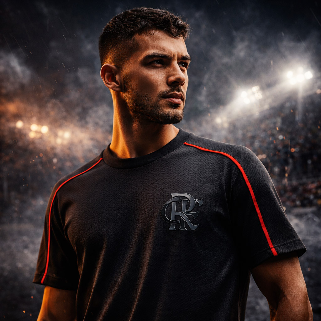 Camisa Flamengo Urban Core Black Edition Masculina