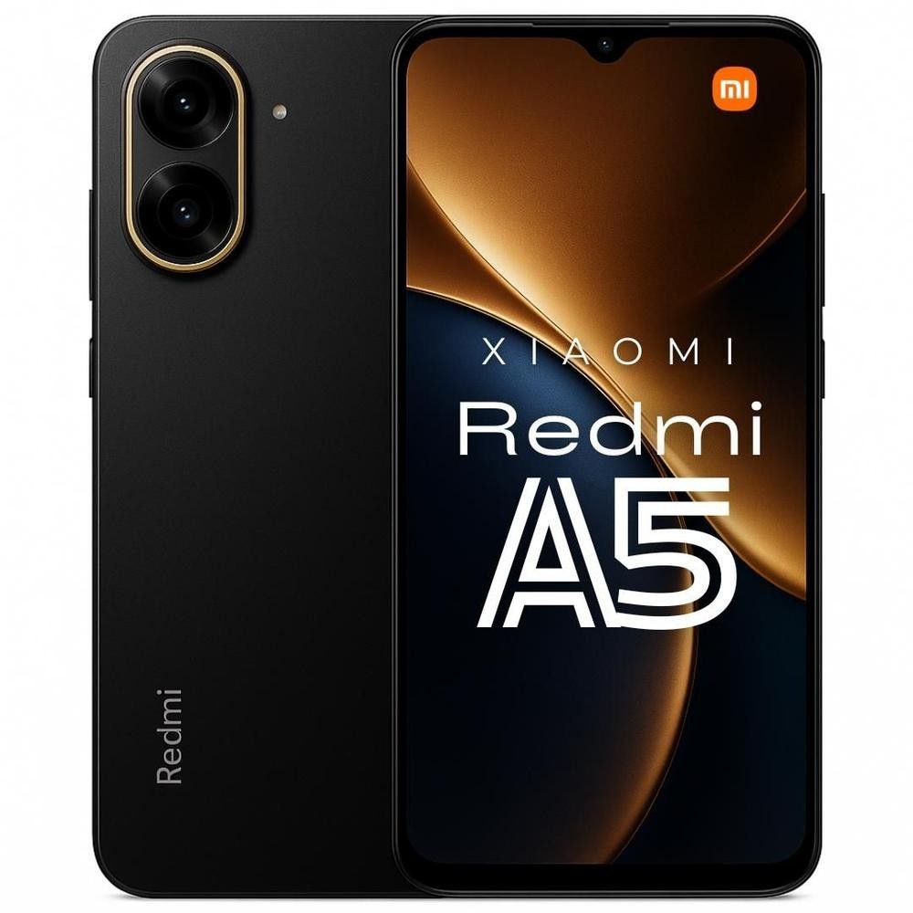 Celular Xiaomi Redmi A5 4G 8GB Ram Boost 128GB 32MP Tela 120Hz 5200mAh Android 15 Go Edition