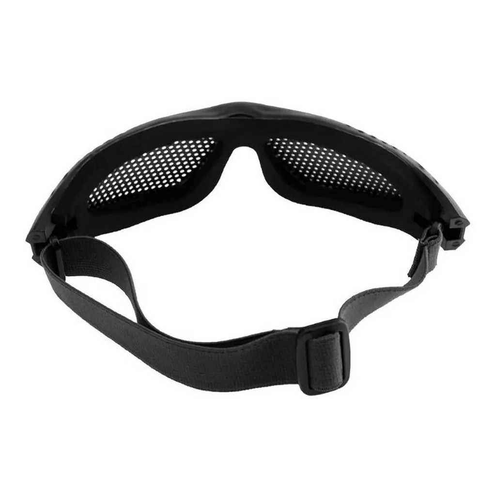 Óculos Para  Airsoft Paintball Telado Proteção Tática Cor Preta