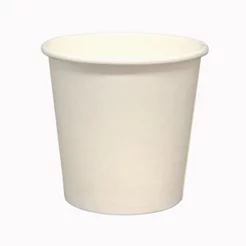 Copo de papel branco descartável 60ml 50und Azevedo