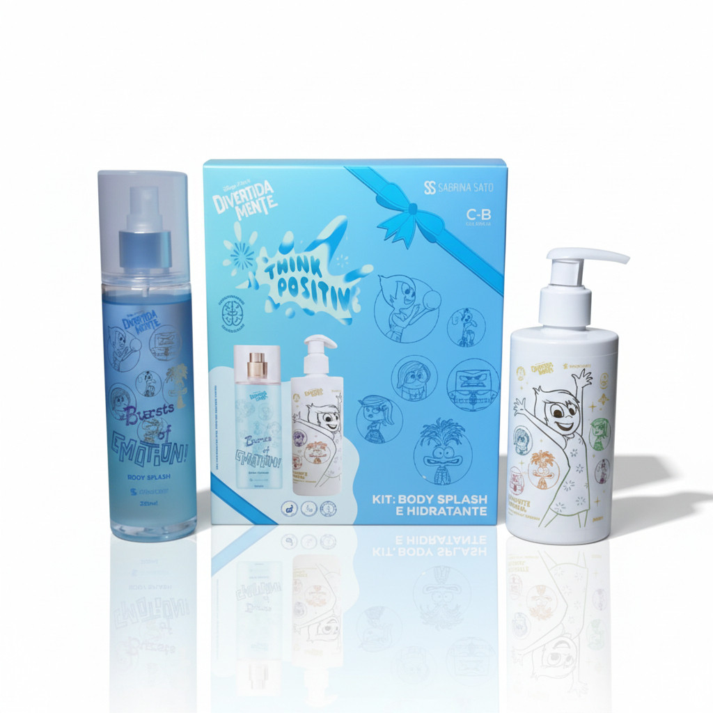 Kit Body Splash Emotion + Hidratante Corporal Divertidamente