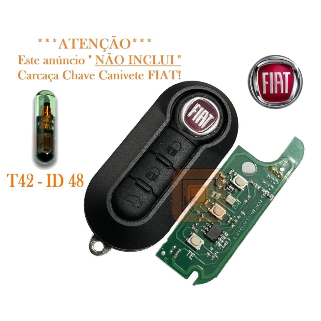 Placa Fiat Positron com Chip T42c