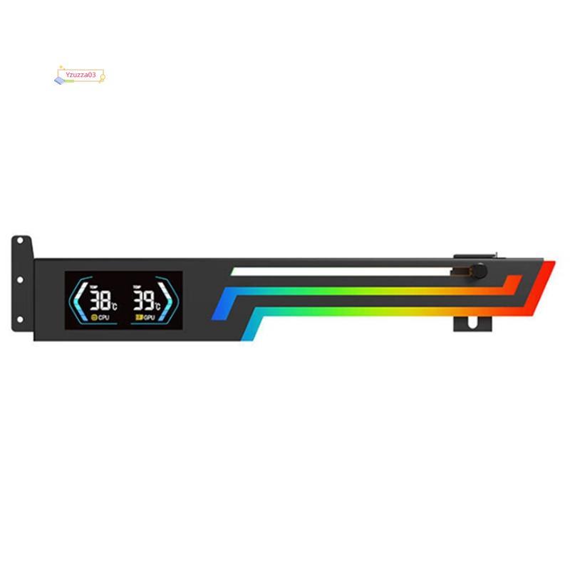Placa Gráfica ARGB Suporte VGA Display De Temperatura Para 5V 3PIN AURA SYNC Altura Ajustável