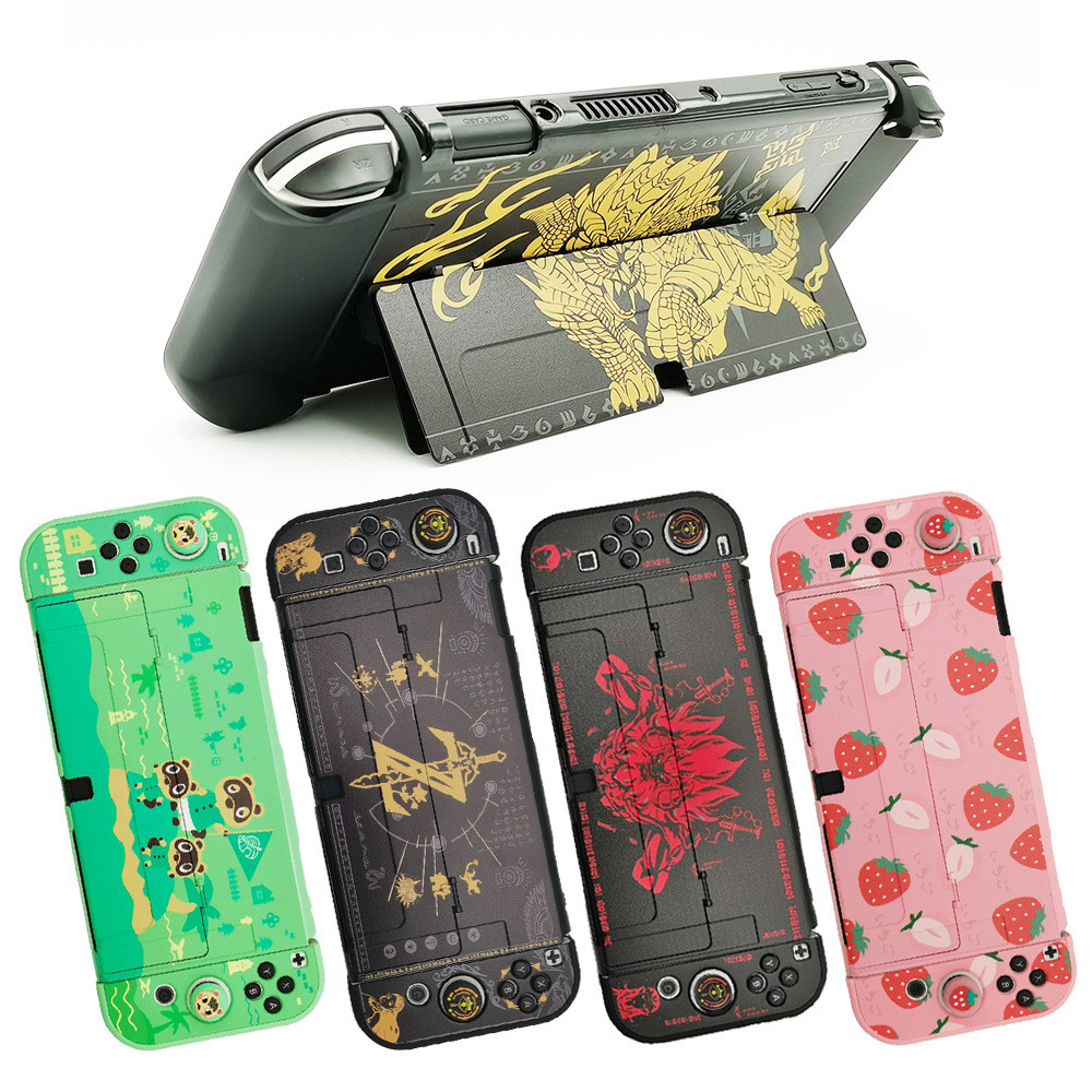 Capa Dura Para Nintendo Switch OLED , Protetora Colocada No Dock De Proteção Dividida PC , NS Console De Jogos em Oferta na Shopee