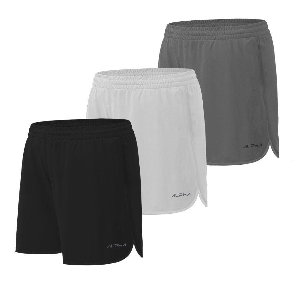 Kit 3 Shorts de Corrida Dry Alpha Co