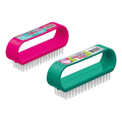 Kit 2x Escovinha Escova Multiuso Unha Cozinha Lava Tenis Noviça Original