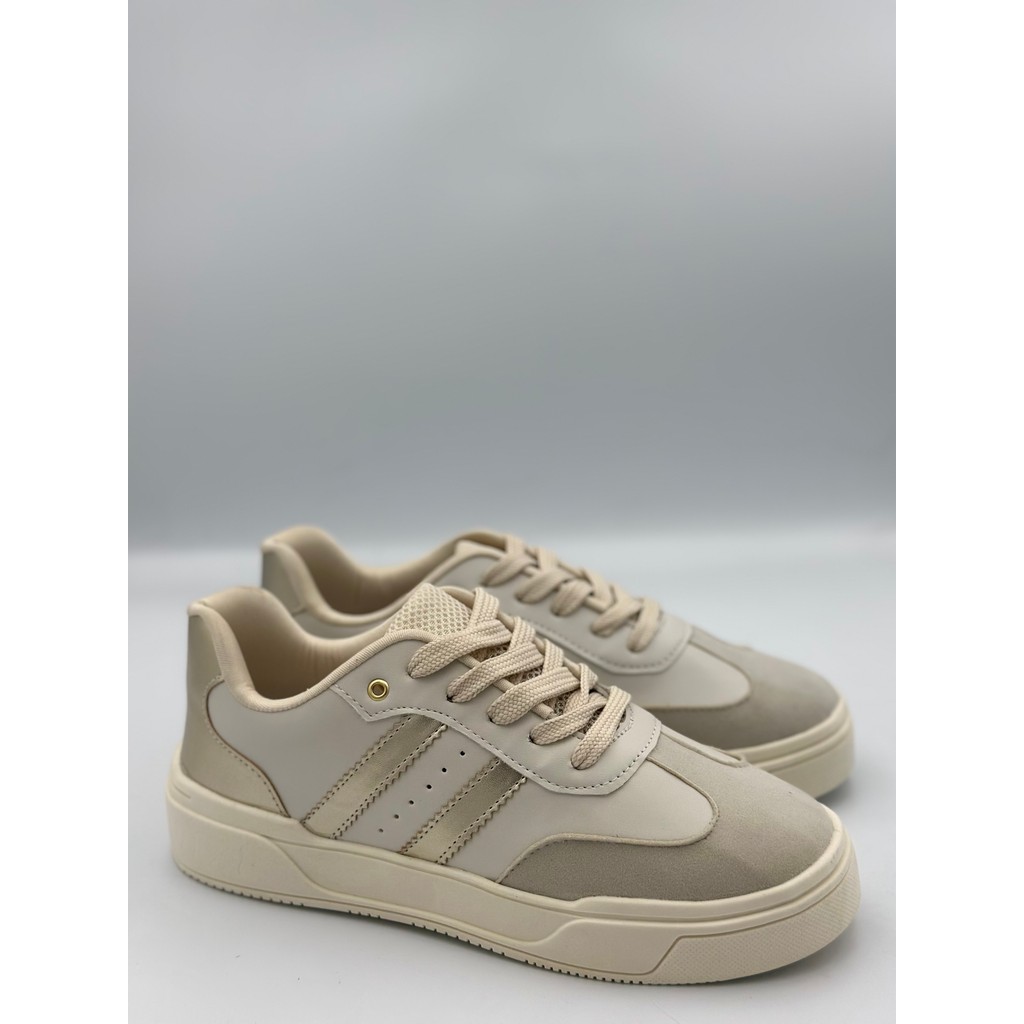 Tênis TRZ Feminino Elegante Casual Dia a Dia Look Jovem e Atual Estiloso Confortável Macio Sola elevada Alta