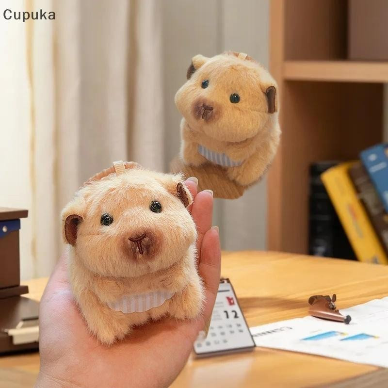 Cupuka Bonito Hamster Chaveiro De Pelúcia Dos Desenhos Animados Animal Boneca Adorável Saco Pingente Mochila Pendurado D
