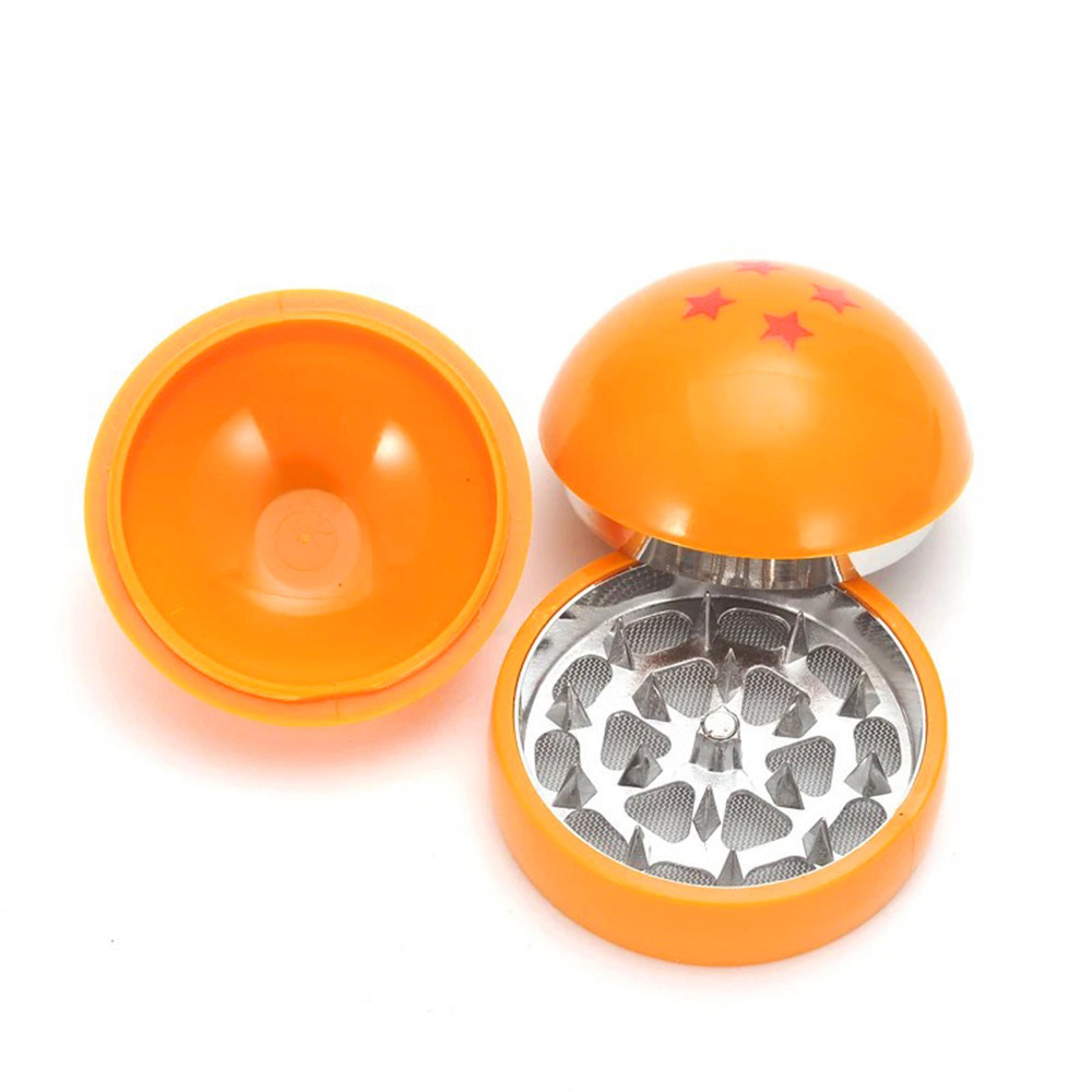Triturador De Bola Laranja De 3 Camadas 58 Mm Com Dentes De Metal Afiados , Brinquedos Fofos De Desenho Animado , Presen em Oferta na Shopee