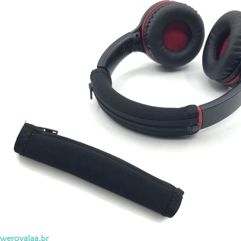 Weroyala Fone Ouvido Bandana Espuma Memória Feixe Almofada Capa Para S200BT S220BT Fones Cabeça