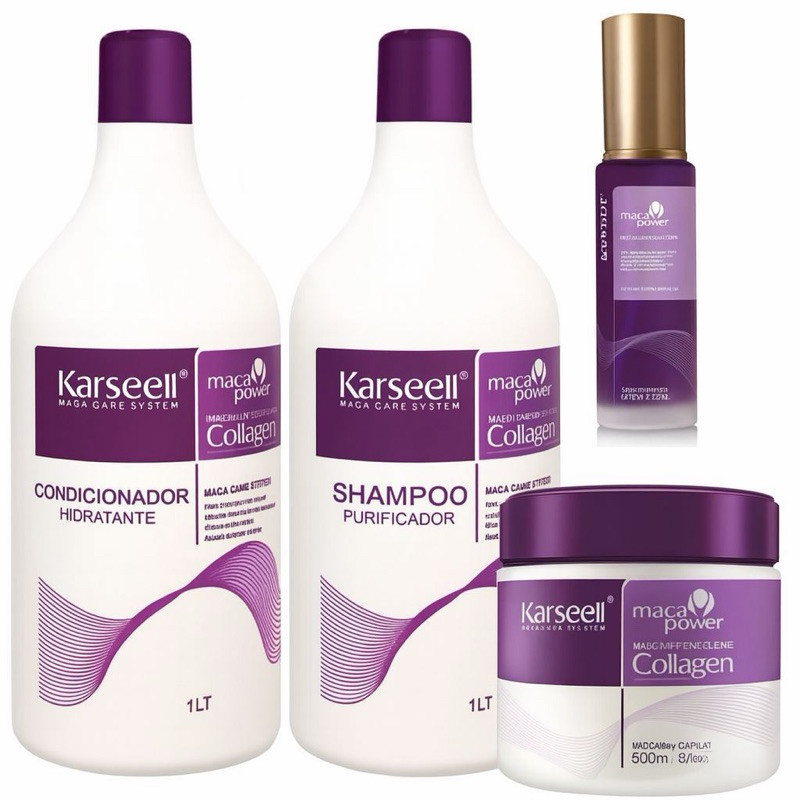 Kit Karseell Platinum Matizador 4 Produtos – Loiro Branco, Grisalho Sem Amarelado
