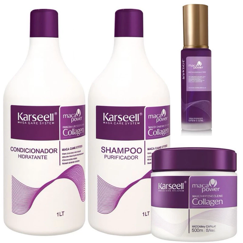 Kit Karseell Platinum Matizador 4 Produtos – Loiro Branco, Grisalho Sem Amarelado — imagem 1