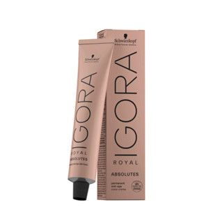 Igora Royal - Absolutes - Todas as Cores 60g - 9-60  - Rubio Muy Claro Chocolate Natural em Oferta na Shopee