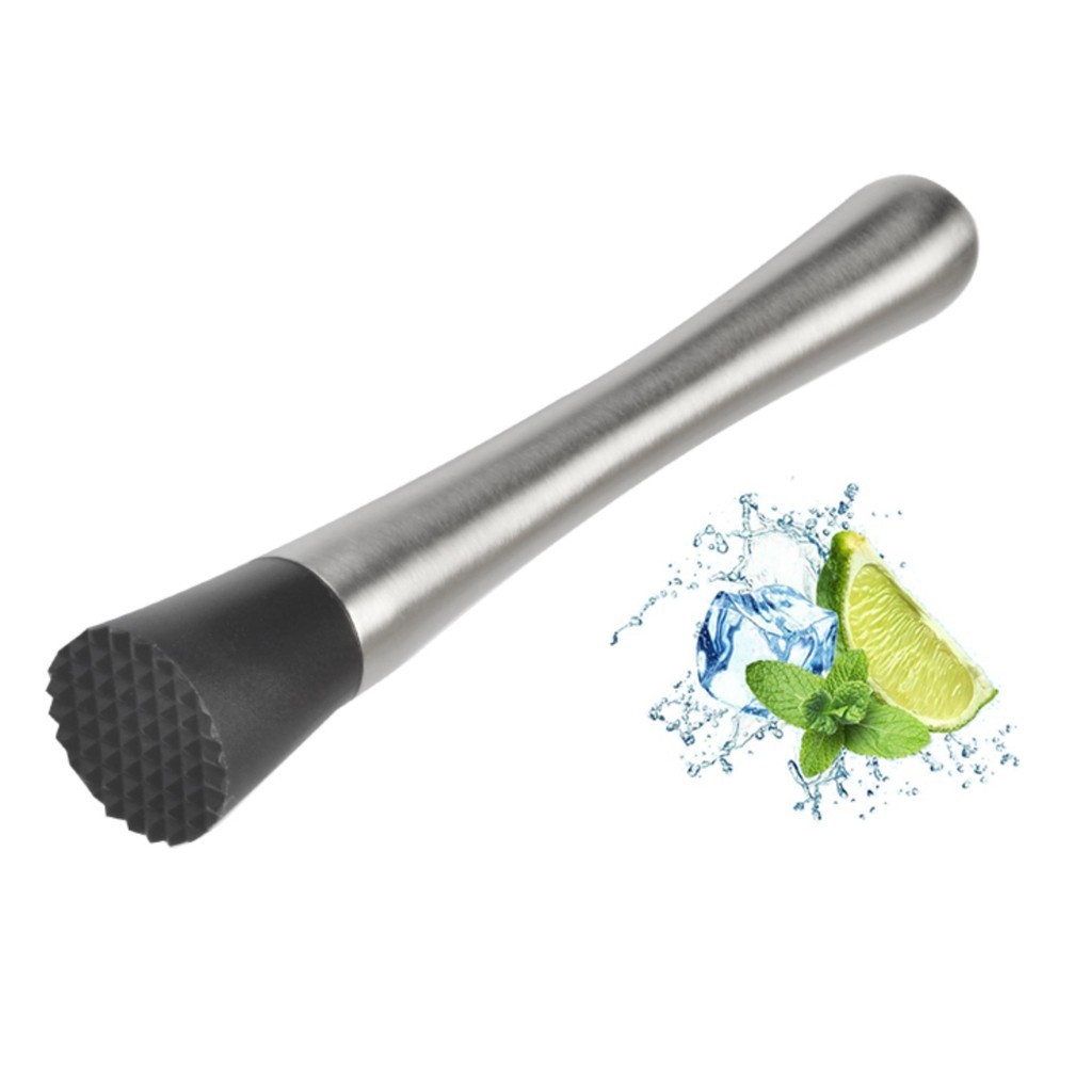 Socador Macerador Caipirinha Inox Amassador Batida Coquetel