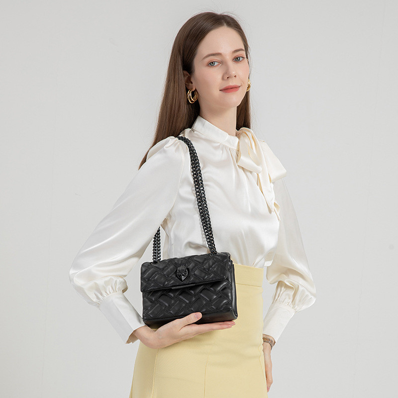 0314 Bolsa Feminina Corrente Bolsa de Ombro Bolsa Mensageiro Cabeça de Águia Bolsa Pequena Bolsa
