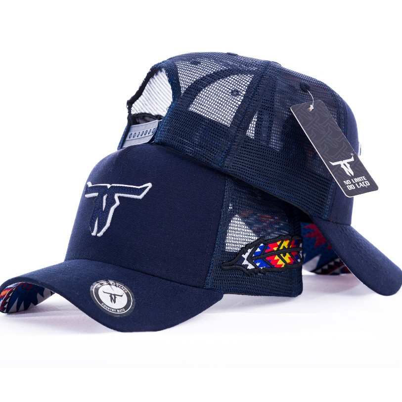 Boné Country Trucker Americano Tela ORIGINAL No Limite Do Laço em Oferta na Shopee